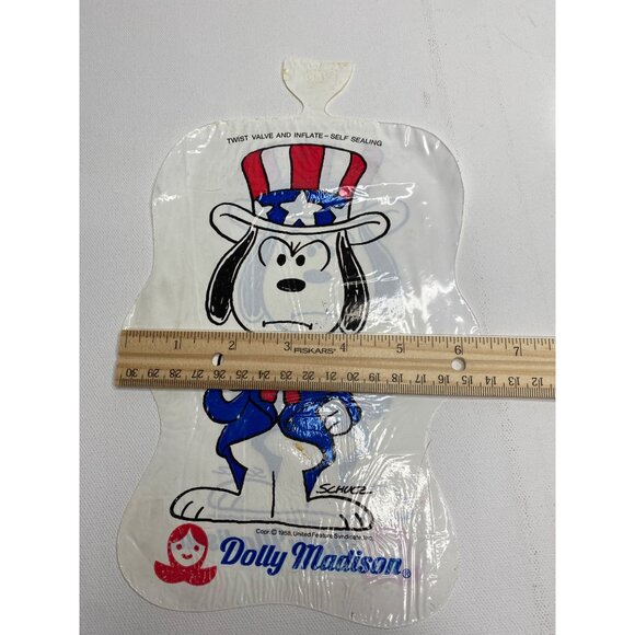 1971 Set 3 Dolly Madison Cupcakes Peanuts Snoopy Inflatables Balloons - Picture 9 of 10